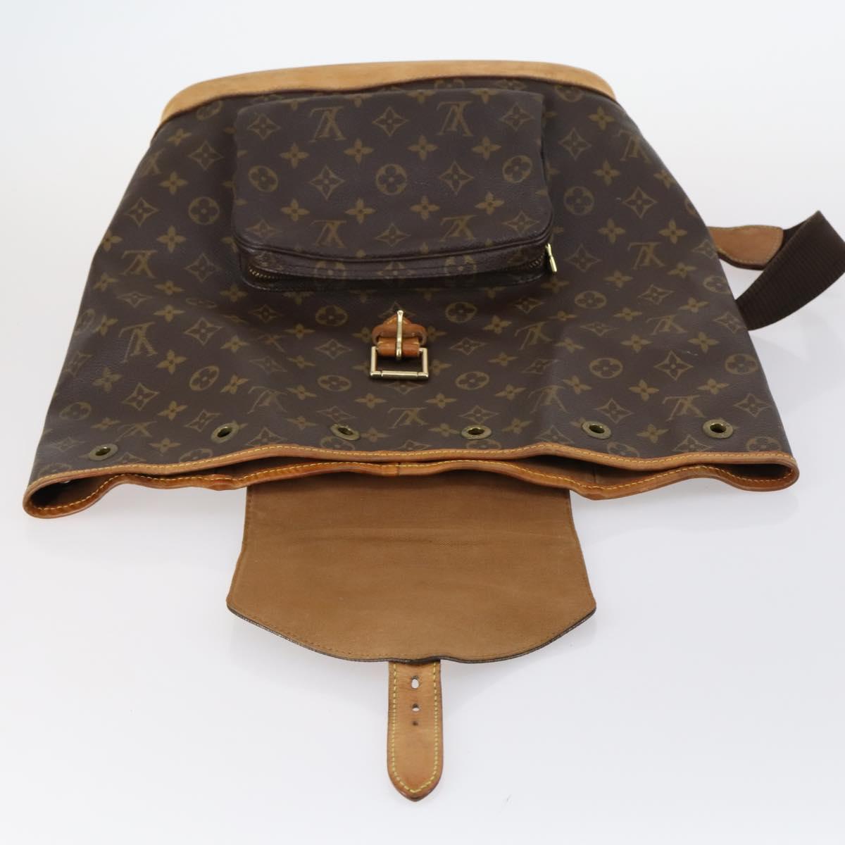 LOUIS VUITTON Monogram Montsouris GM Backpack M51135 LV Auth BA5703