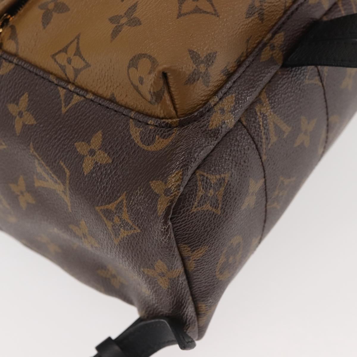 LOUIS VUITTON Monogram Reverse Palm Springs PM Backpack M44870 LV Auth BA5723