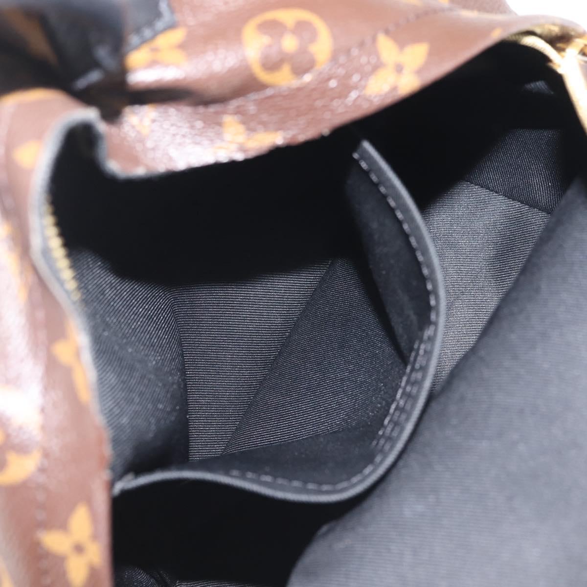 LOUIS VUITTON Monogram Reverse Palm Springs PM Backpack M44870 LV Auth BA5723