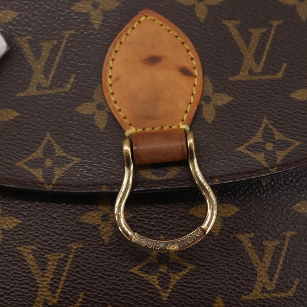 LOUIS VUITTON Monogram Saint Cloud MM Shoulder Bag M51243 LV Auth BA5727