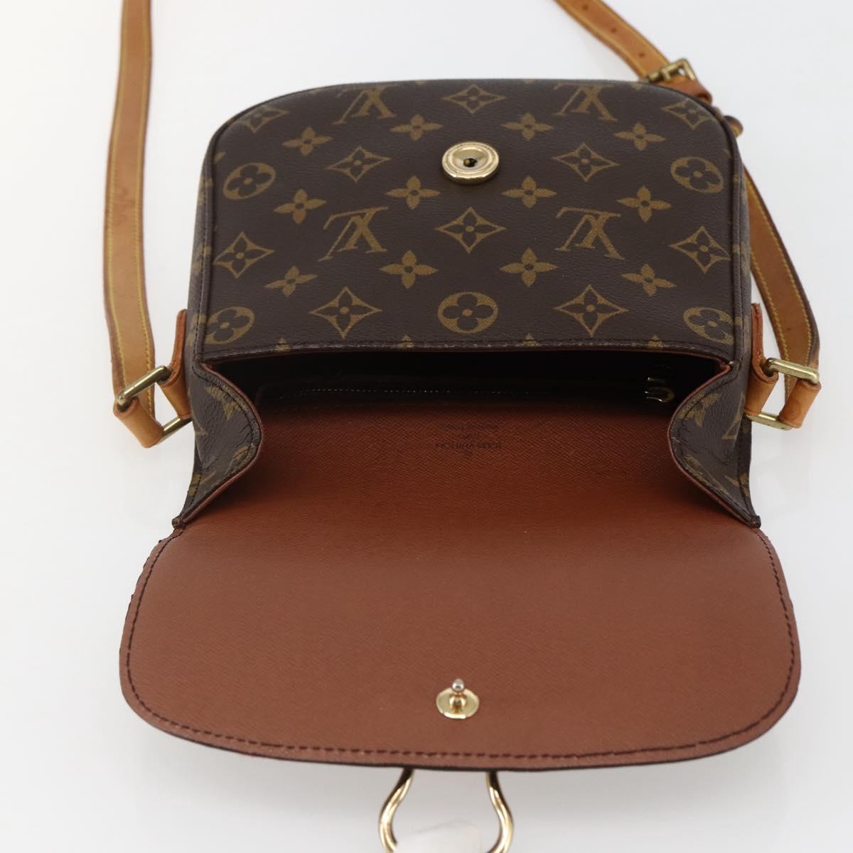 LOUIS VUITTON Monogram Saint Cloud MM Shoulder Bag M51243 LV Auth BA5727