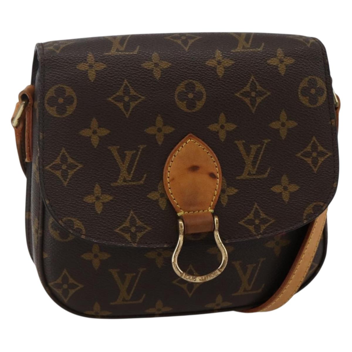 LOUIS VUITTON Monogram Saint Cloud MM Shoulder Bag M51243 LV Auth BA5727