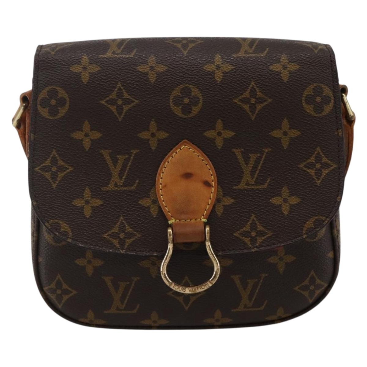 LOUIS VUITTON Monogram Saint Cloud MM Shoulder Bag M51243 LV Auth BA5727
