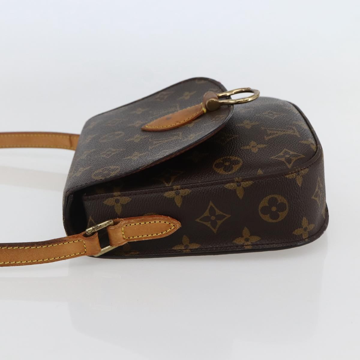 LOUIS VUITTON Monogram Saint Cloud MM Shoulder Bag M51243 LV Auth BA5727