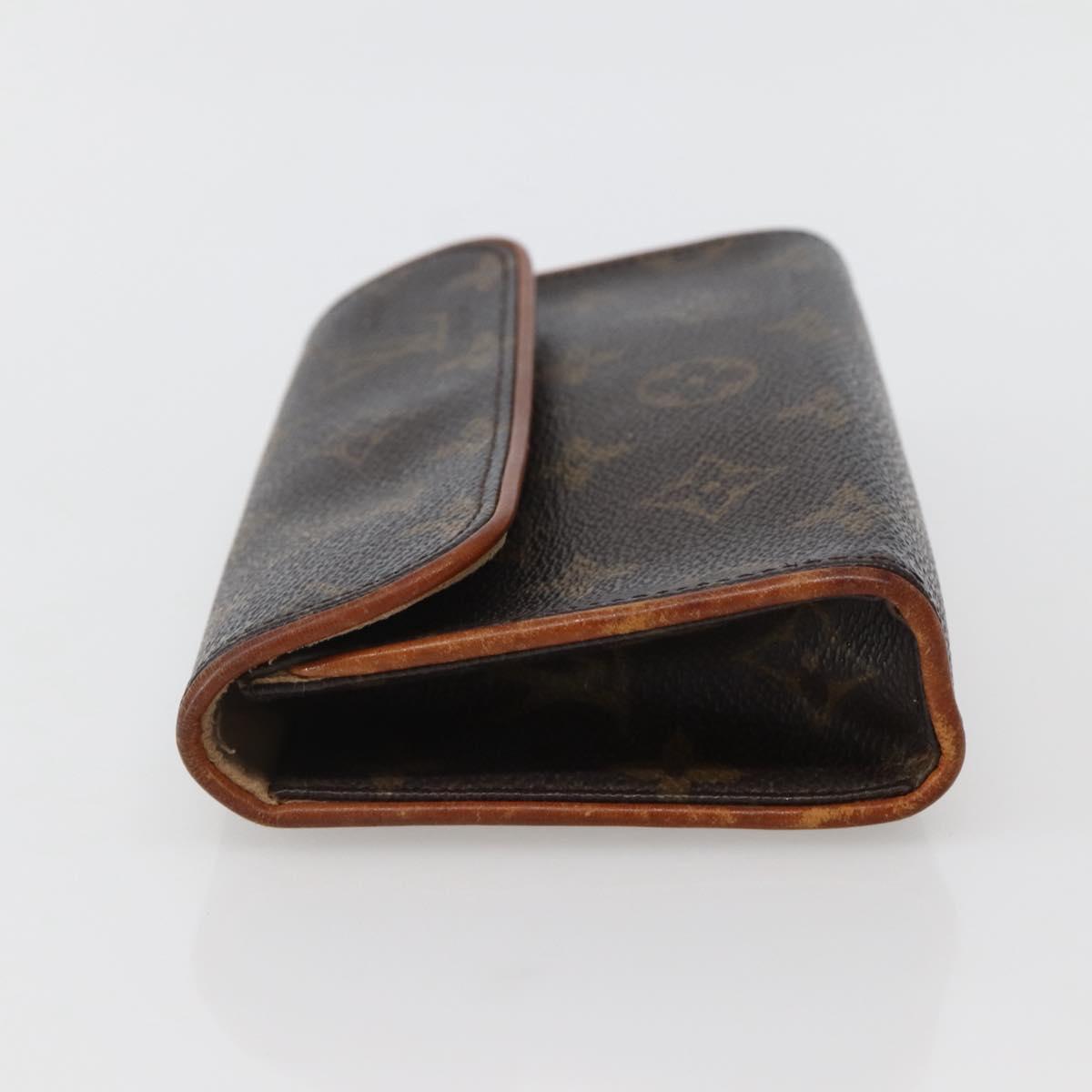 LOUIS VUITTON Monogram Pochette Florentine Waist bag M51855 LV Auth BA5731