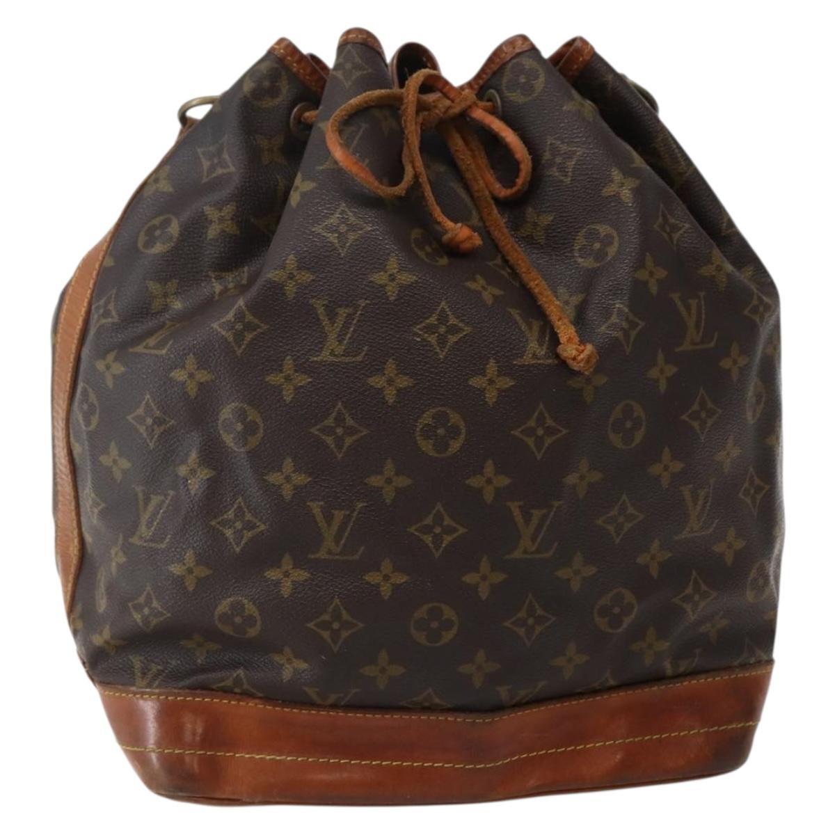LOUIS VUITTON Monogram Noe Shoulder Bag M42224 LV Auth BA5754