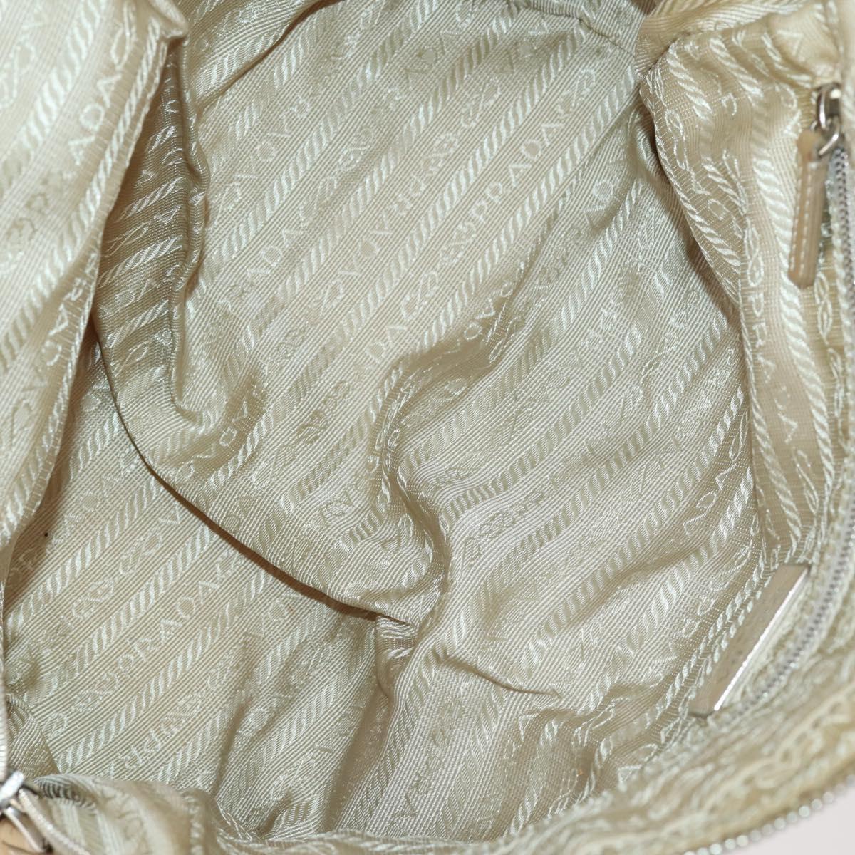 PRADA Bag Nylon 2Set Khaki Beige Auth BA5760