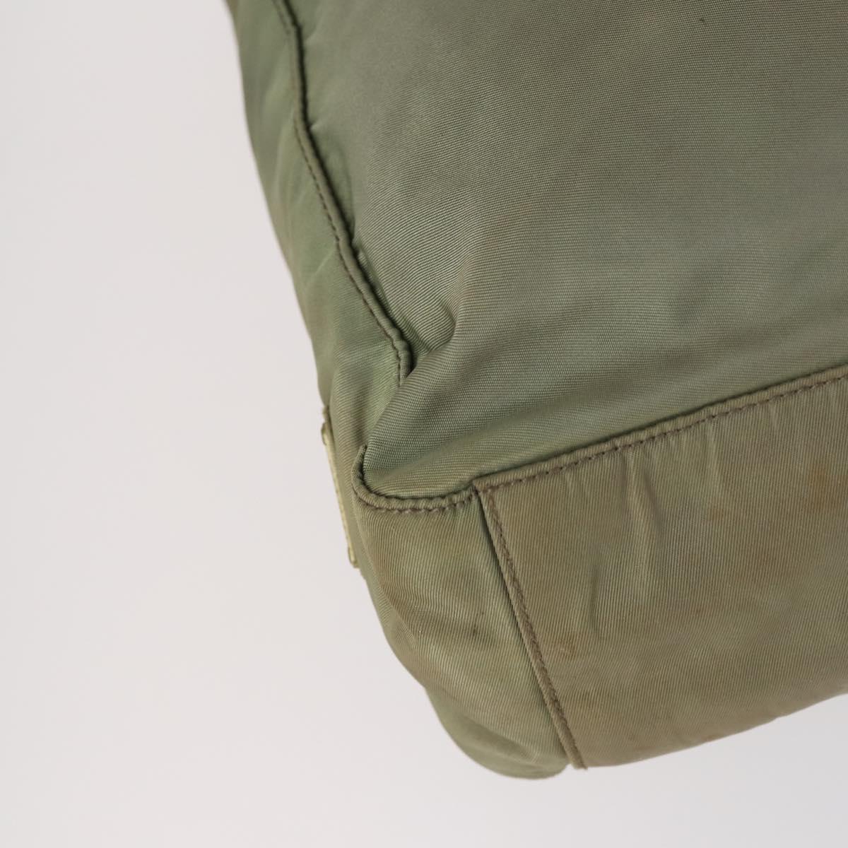 PRADA Bag Nylon 2Set Khaki Beige Auth BA5760