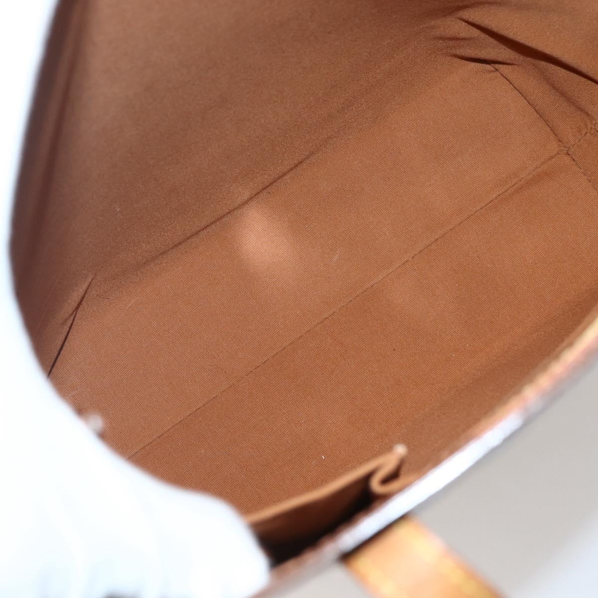 LOUIS VUITTON Monogram Vernis Reade MM Hand Bag Bronze M91143 LV Auth BA5767