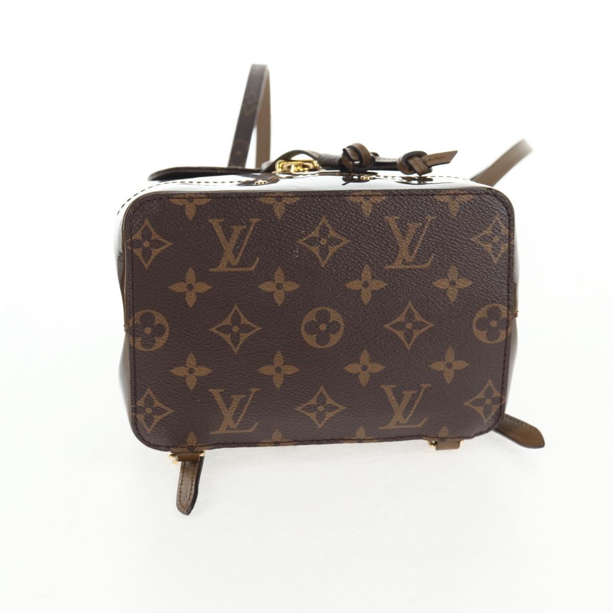 LOUIS VUITTON Monogram Vernis Hot Springs Backpack Khaki M54389 LV Auth BA5768A