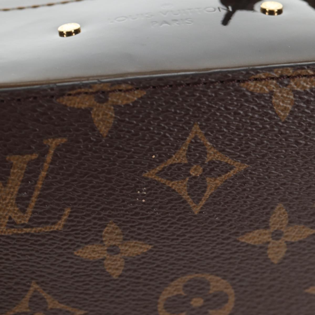 LOUIS VUITTON Monogram Vernis Hot Springs Backpack Khaki M54389 LV Auth BA5768A