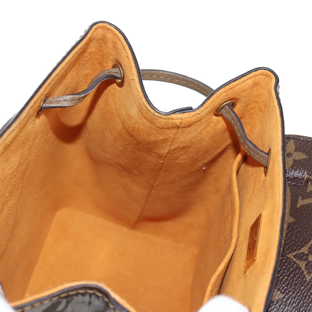 LOUIS VUITTON Monogram Vernis Hot Springs Backpack Khaki M54389 LV Auth BA5768V