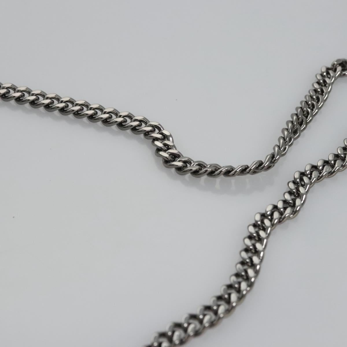 Stella MacCartney Chain Hand Bag Cotton 2way Black Auth BA579