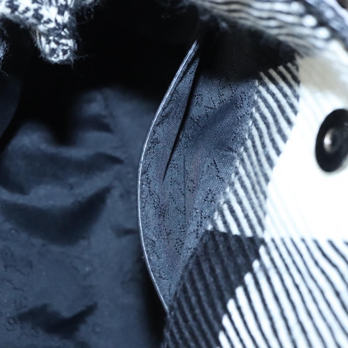 Stella MacCartney Chain Hand Bag Cotton 2way Black Auth BA579