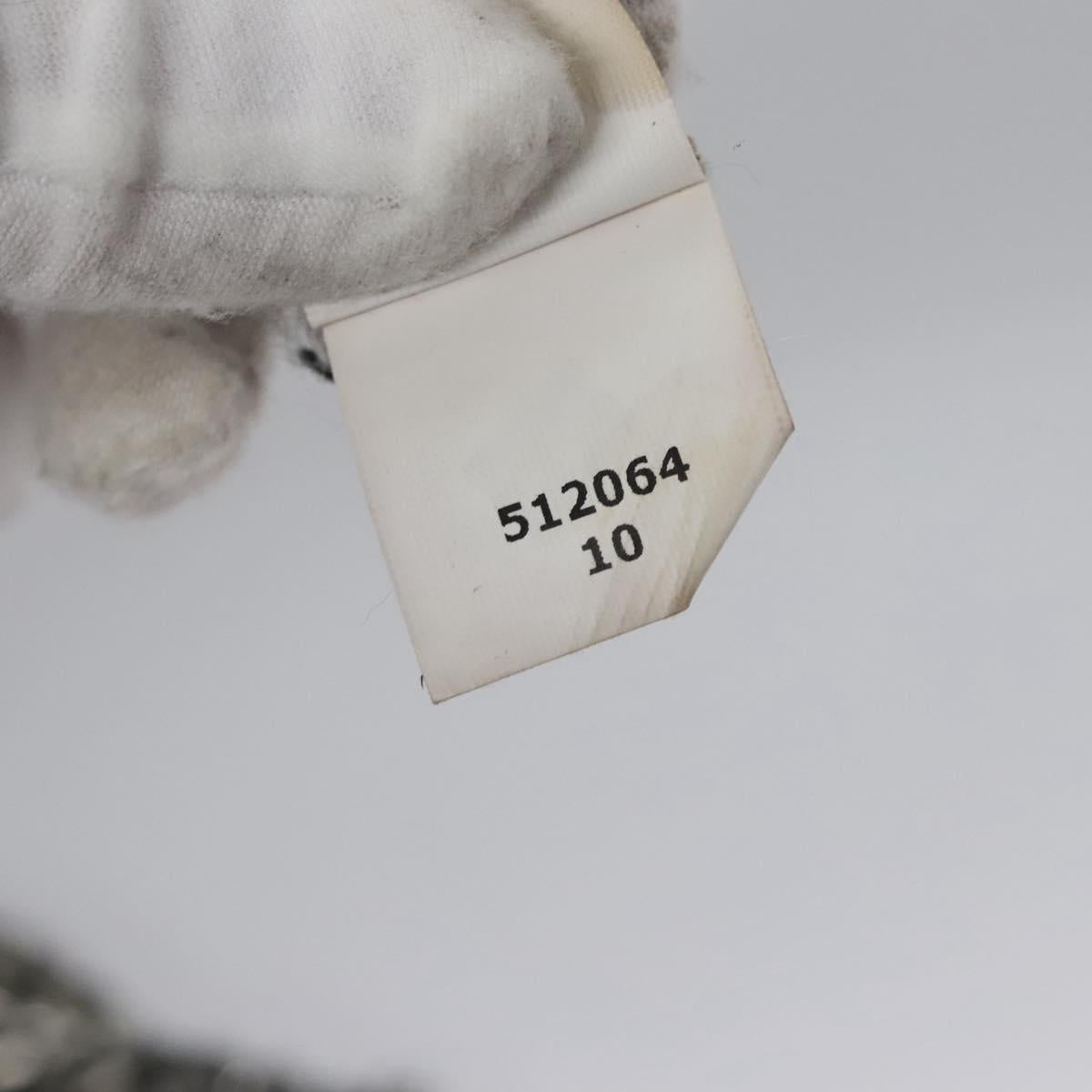 Stella MacCartney Chain Hand Bag Cotton 2way Black Auth BA579