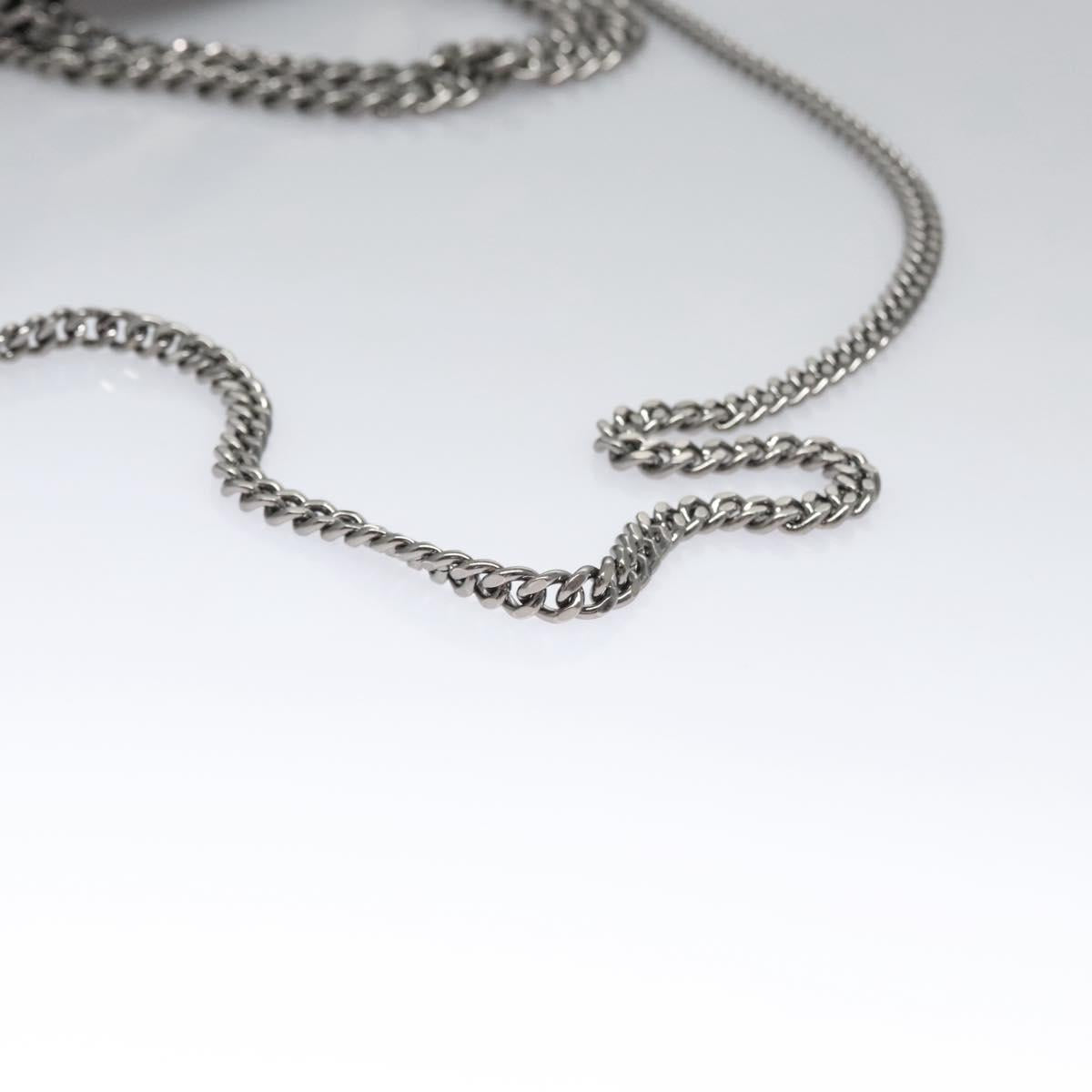 Stella MacCartney Chain Hand Bag Cotton 2way Black Auth BA579