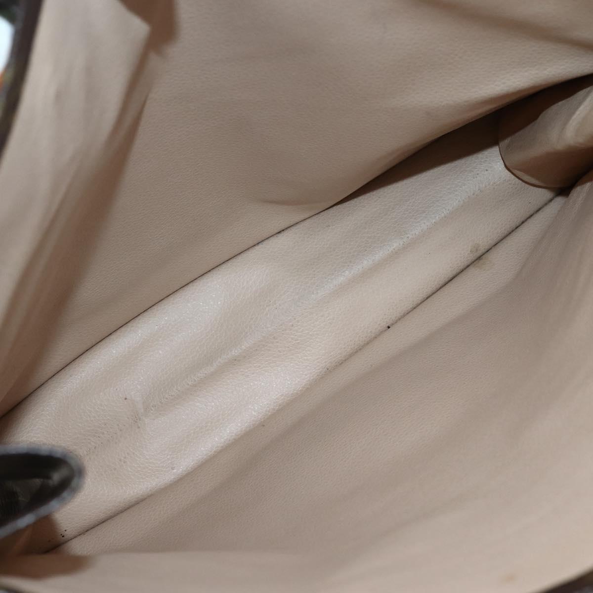 LOUIS VUITTON Monogram Sac Plat Hand Bag M51140 LV Auth BA5799