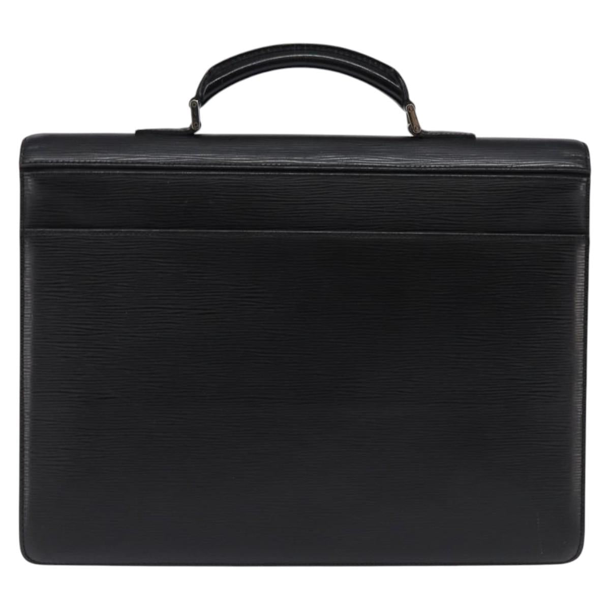 LOUIS VUITTON Epi Laguito Business Bag Noir M54552 LV Auth BA5802
