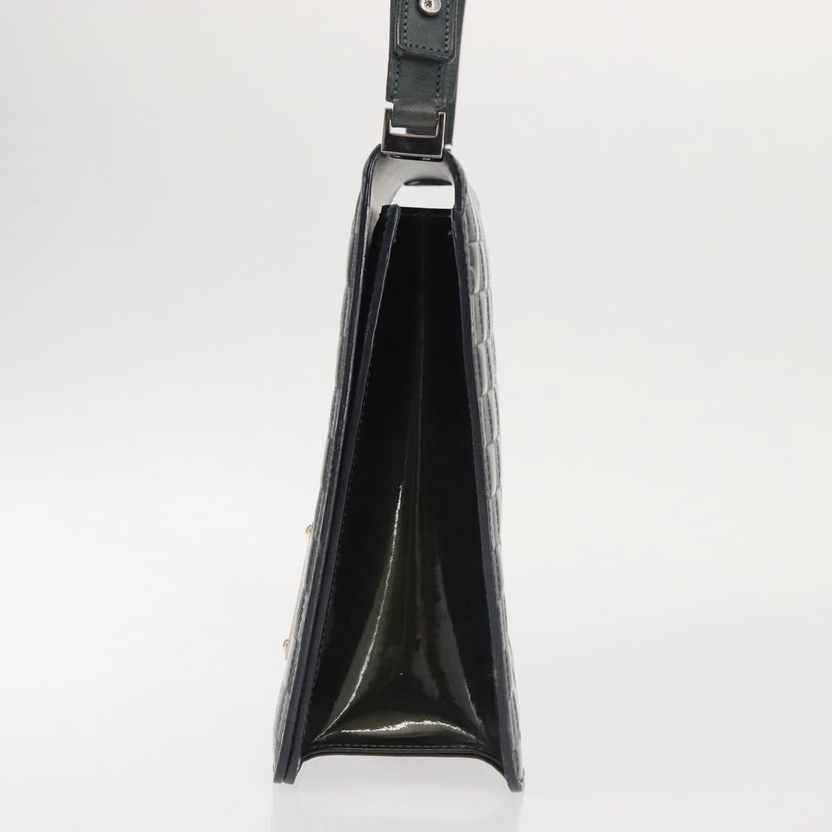 LOUIS VUITTON Damier Vernis Club Bag Green Petrol Blue M92128 LV Auth BA5815