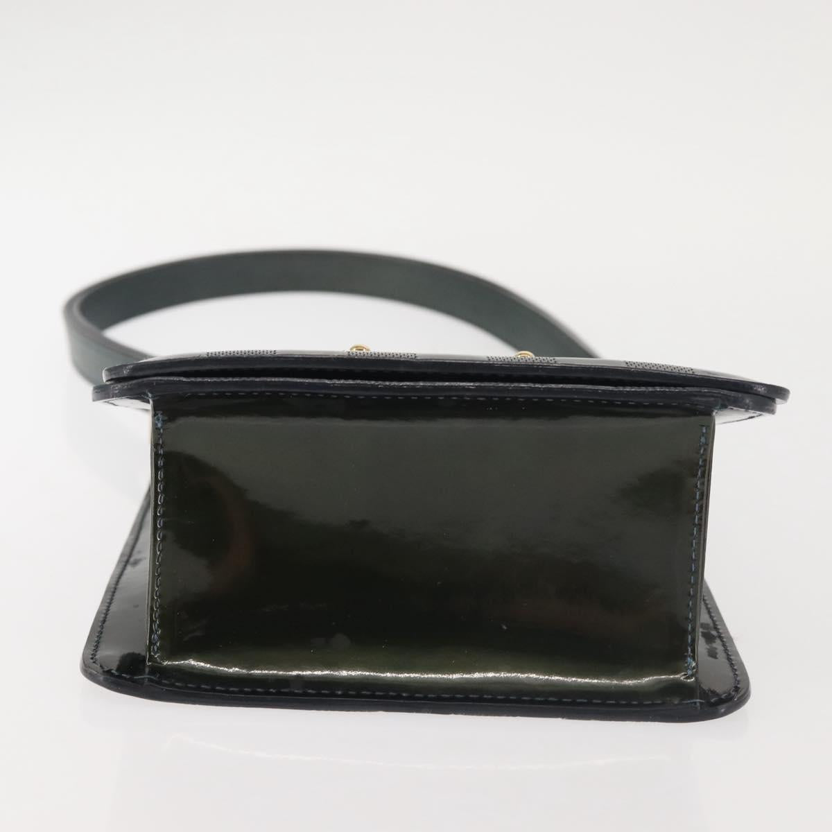 LOUIS VUITTON Damier Vernis Club Bag Green Petrol Blue M92128 LV Auth BA5815