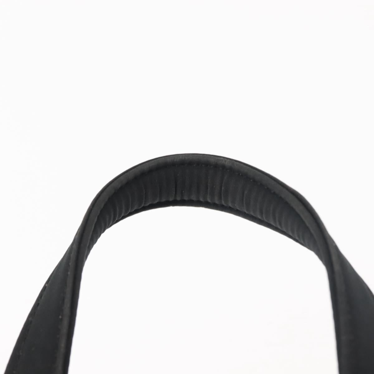 Christian Dior Canage Backpack Nylon Black Gold Auth BA5824