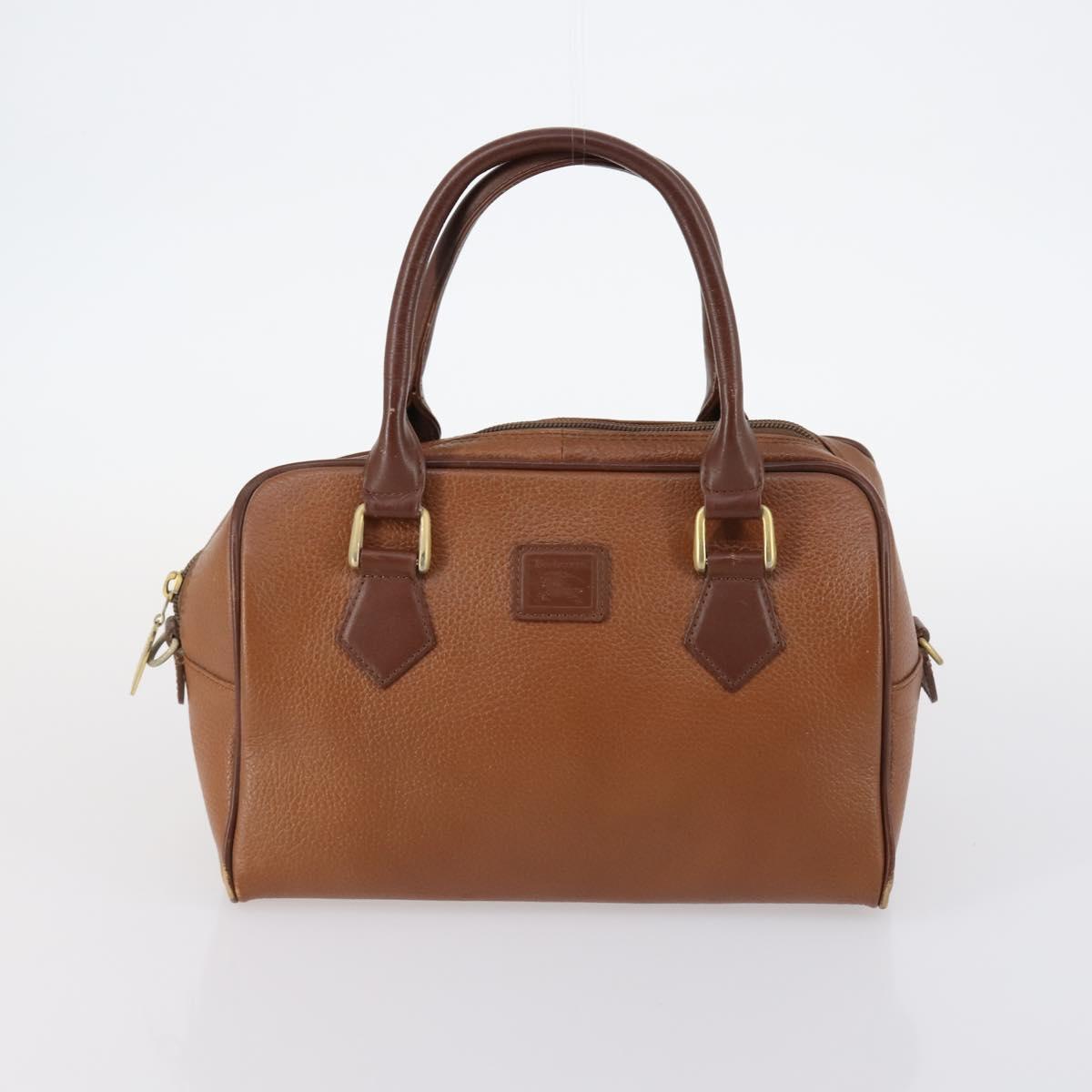 Burberrys Nova Check Shoulder Bag Leather 3Set Beige Brown black Auth BA5851