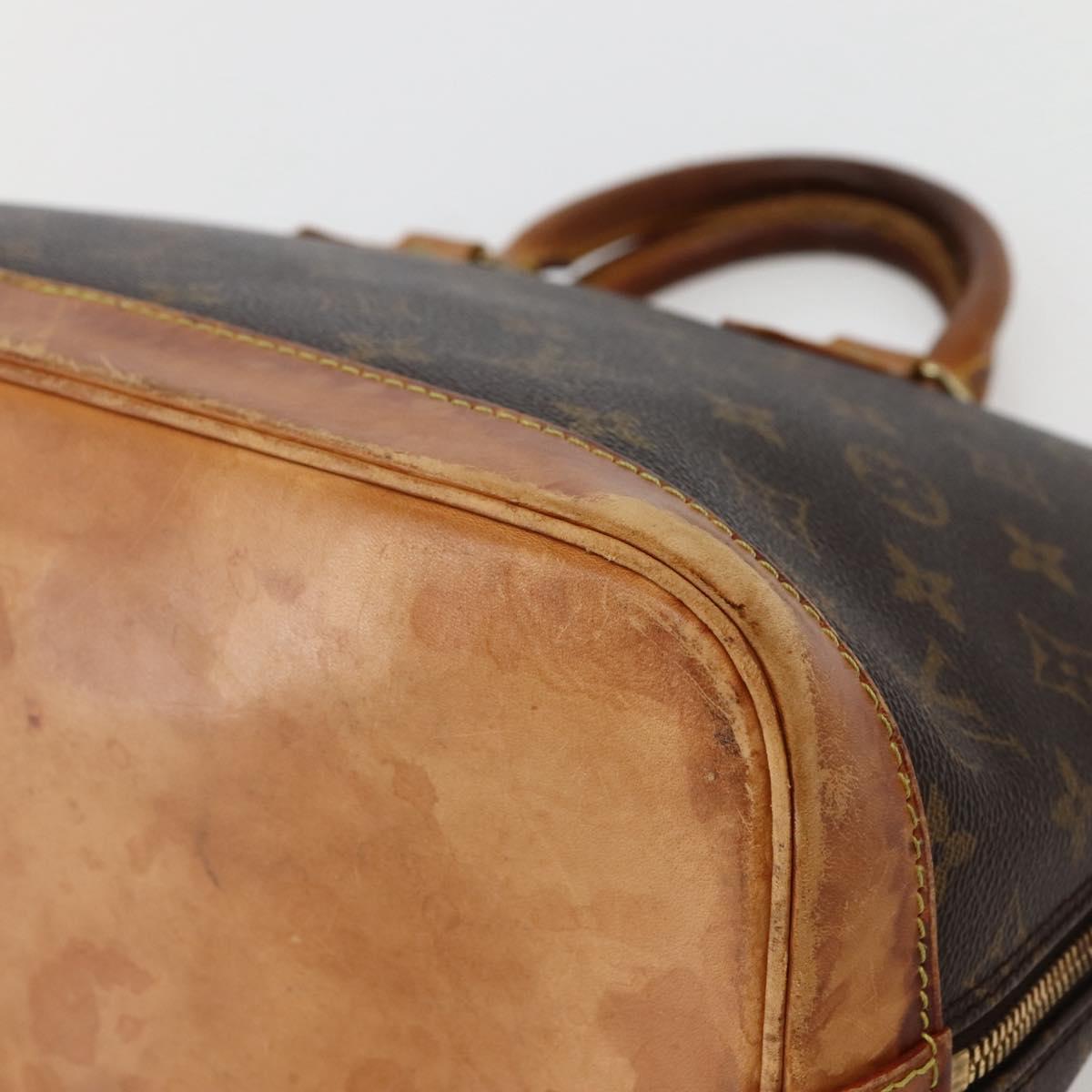 LOUIS VUITTON Monogram Alma Hand Bag M51130 LV Auth BA5858