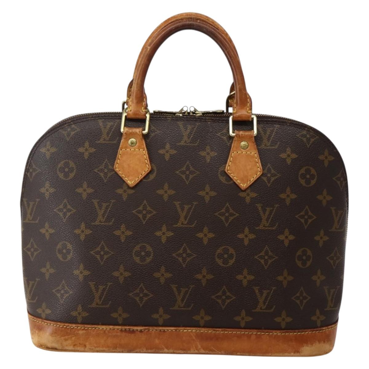 LOUIS VUITTON Monogram Alma Hand Bag M51130 LV Auth BA5858