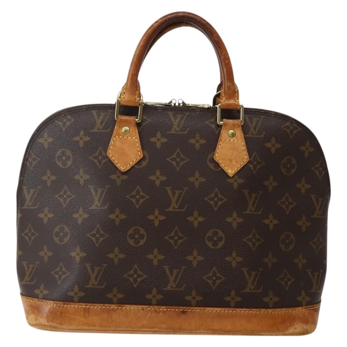 LOUIS VUITTON Monogram Alma Hand Bag M51130 LV Auth BA5858