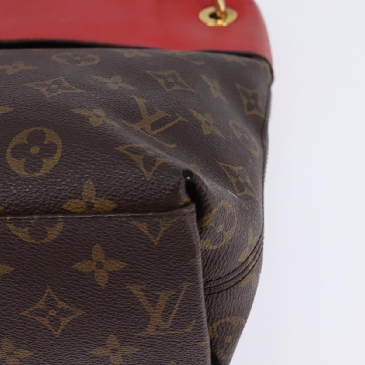 LOUIS VUITTON Monogram Tuile Reevess Bag 2way Kabuki M43798 LV Auth BA5861