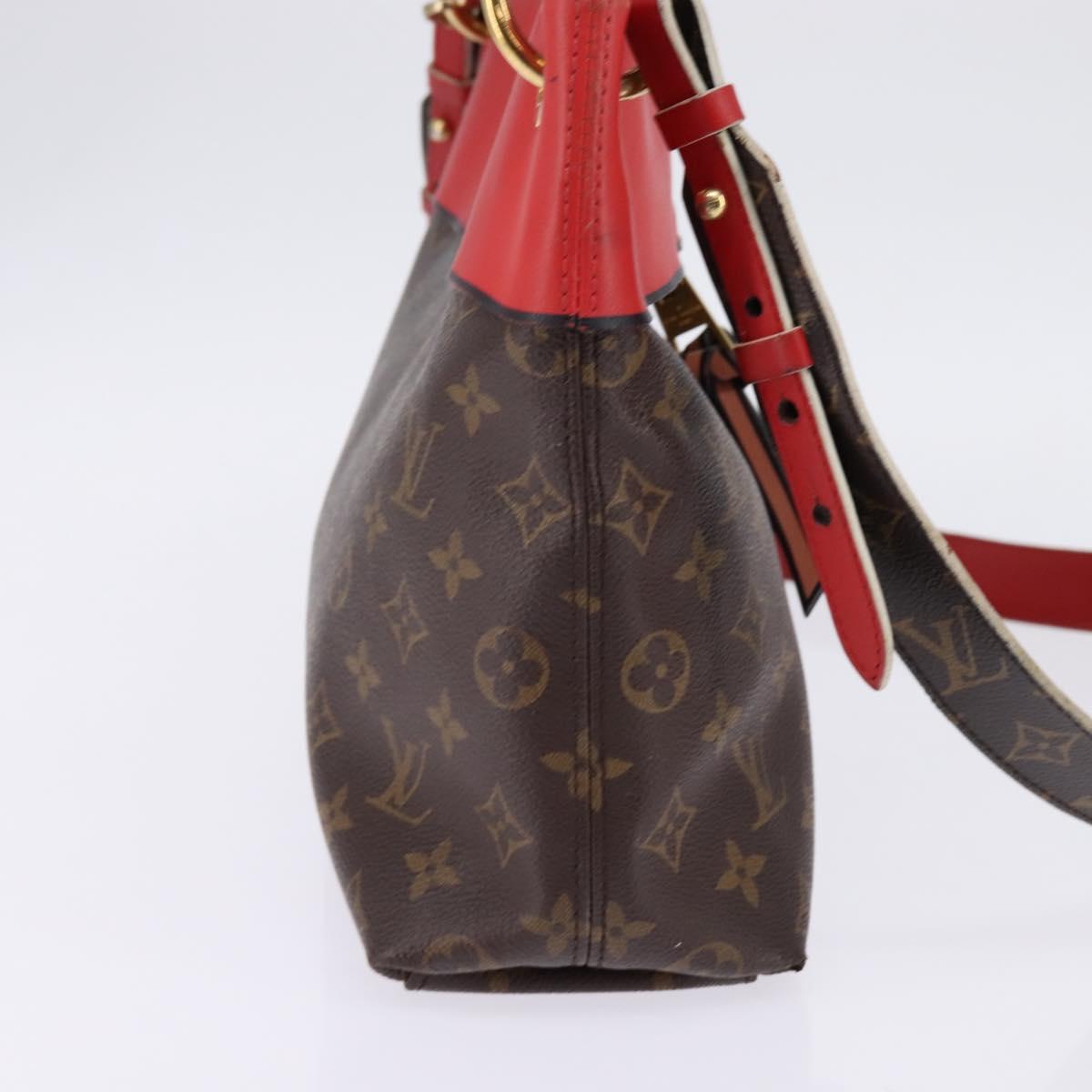 LOUIS VUITTON Monogram Tuile Reevess Bag 2way Kabuki M43798 LV Auth BA5861