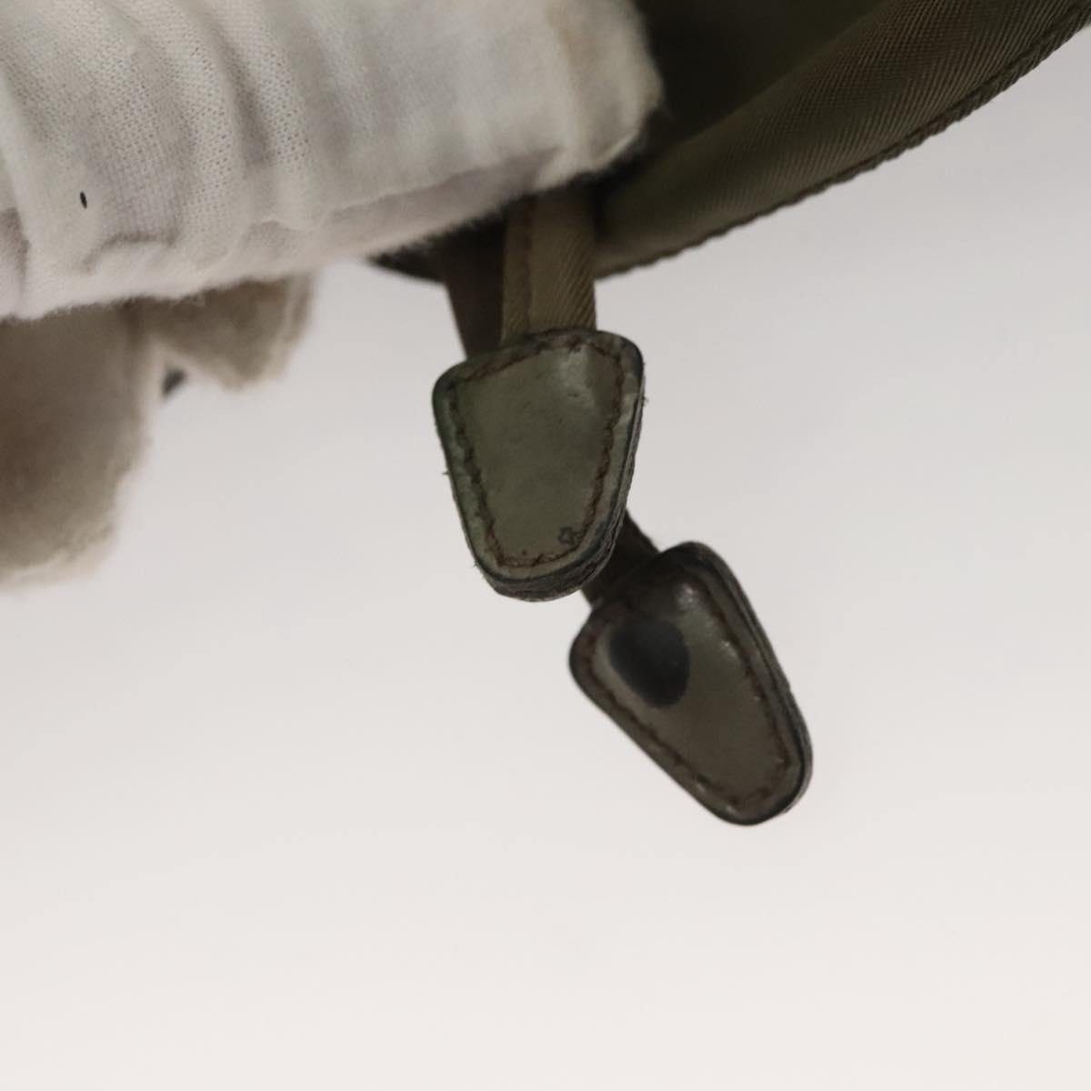 PRADA Backpack Nylon Khaki Auth BA588