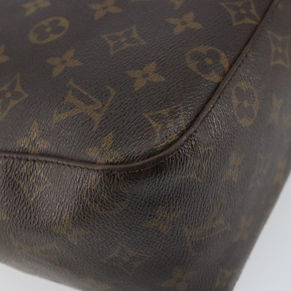 LOUIS VUITTON Monogram Looping GM Shoulder Bag M51145 LV Auth BA5893