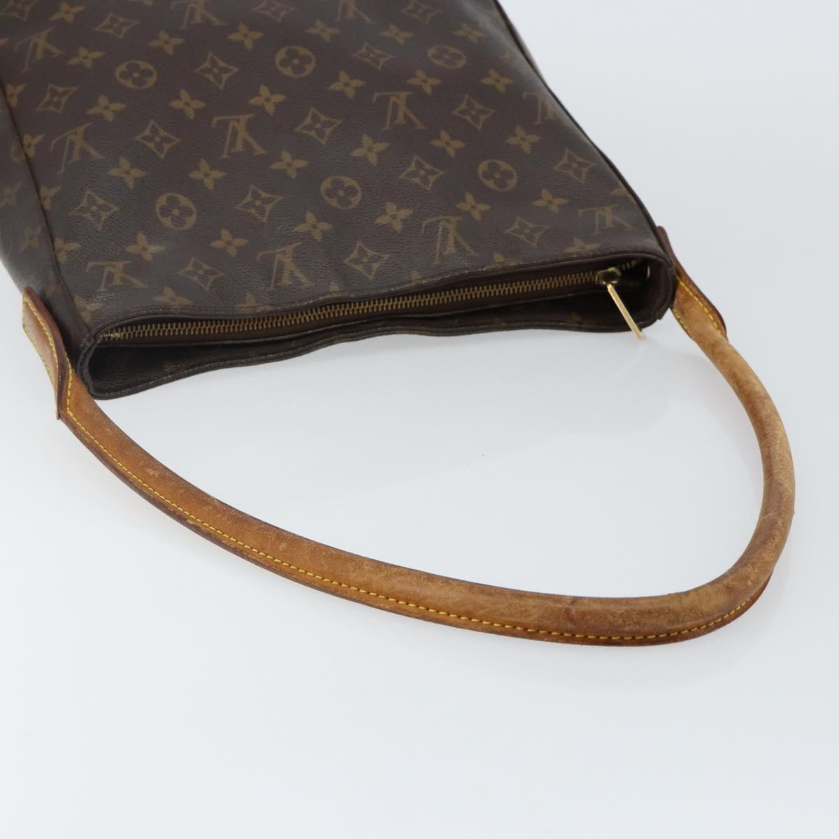 LOUIS VUITTON Monogram Looping GM Shoulder Bag M51145 LV Auth BA5893