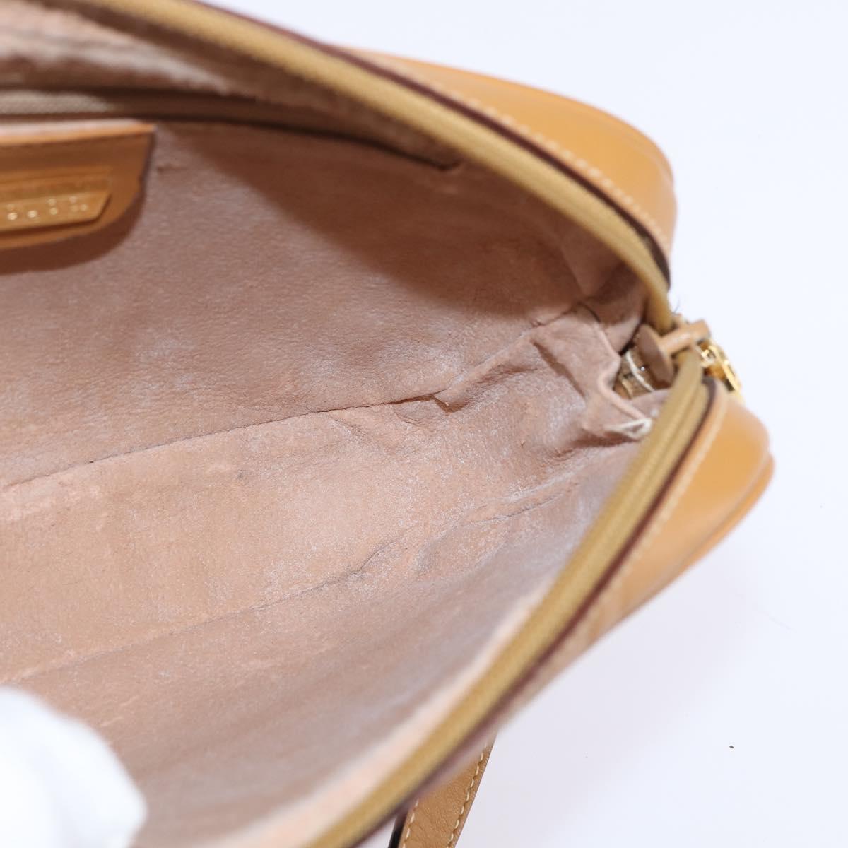 GUCCI Micro GG Supreme Shoulder Bag PVC Beige Gold 007 56 0095 Auth BA5899