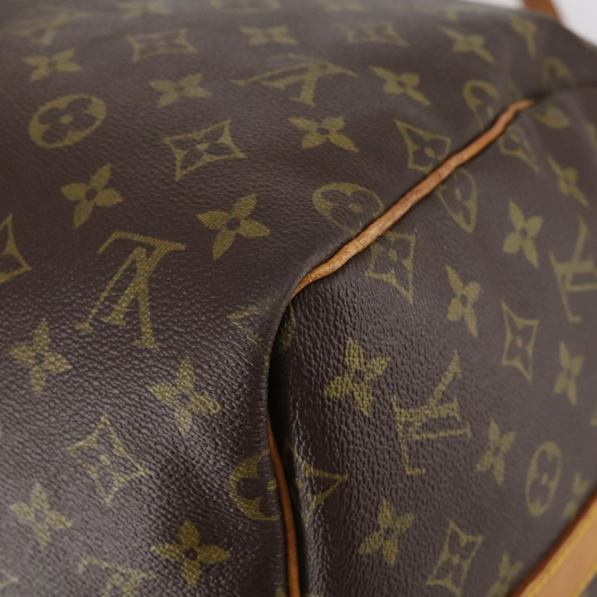 LOUIS VUITTON Monogram Keepall Bandouliere 55 Boston Bag M41414 LV Auth BA5906