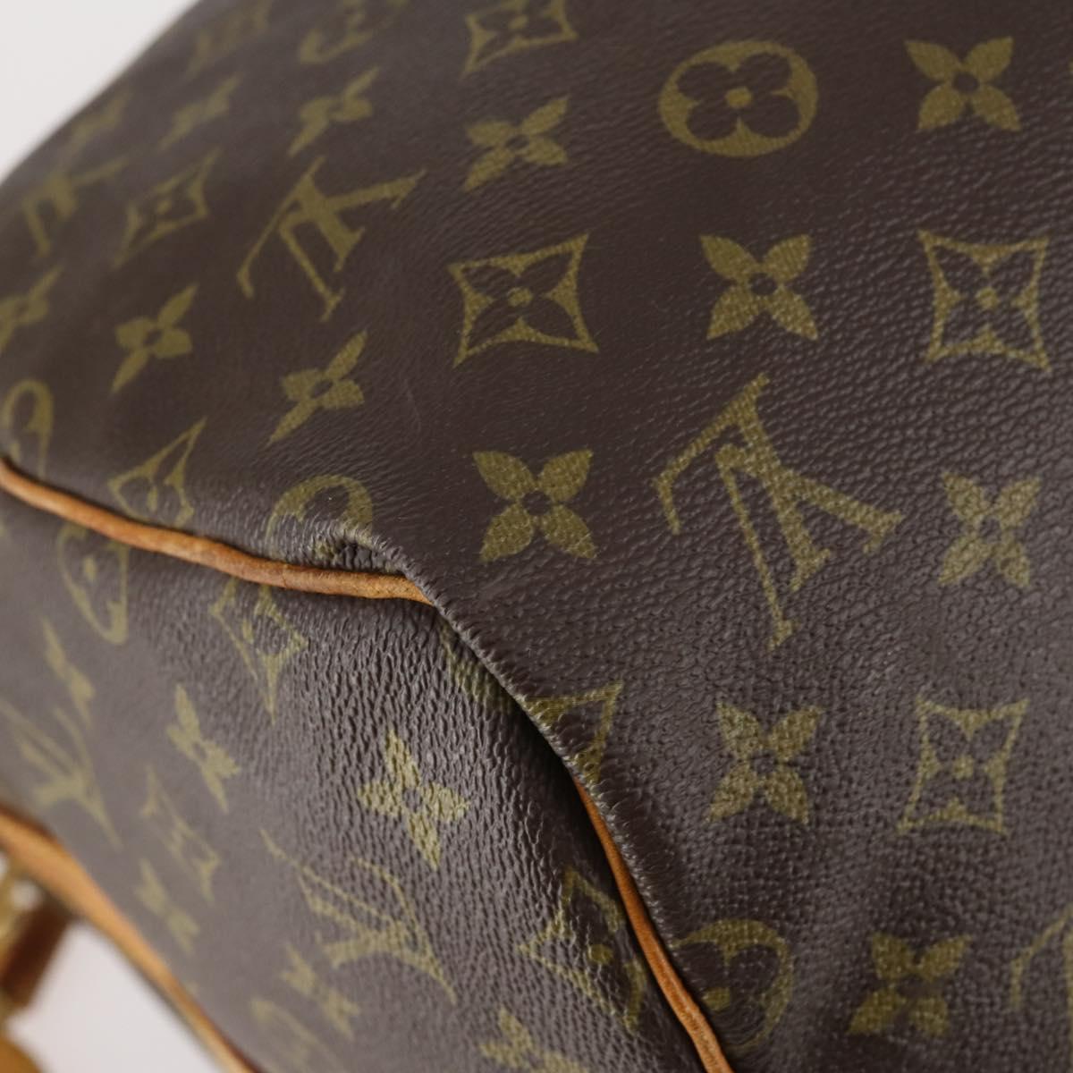 LOUIS VUITTON Monogram Keepall Bandouliere 55 Boston Bag M41414 LV Auth BA5906