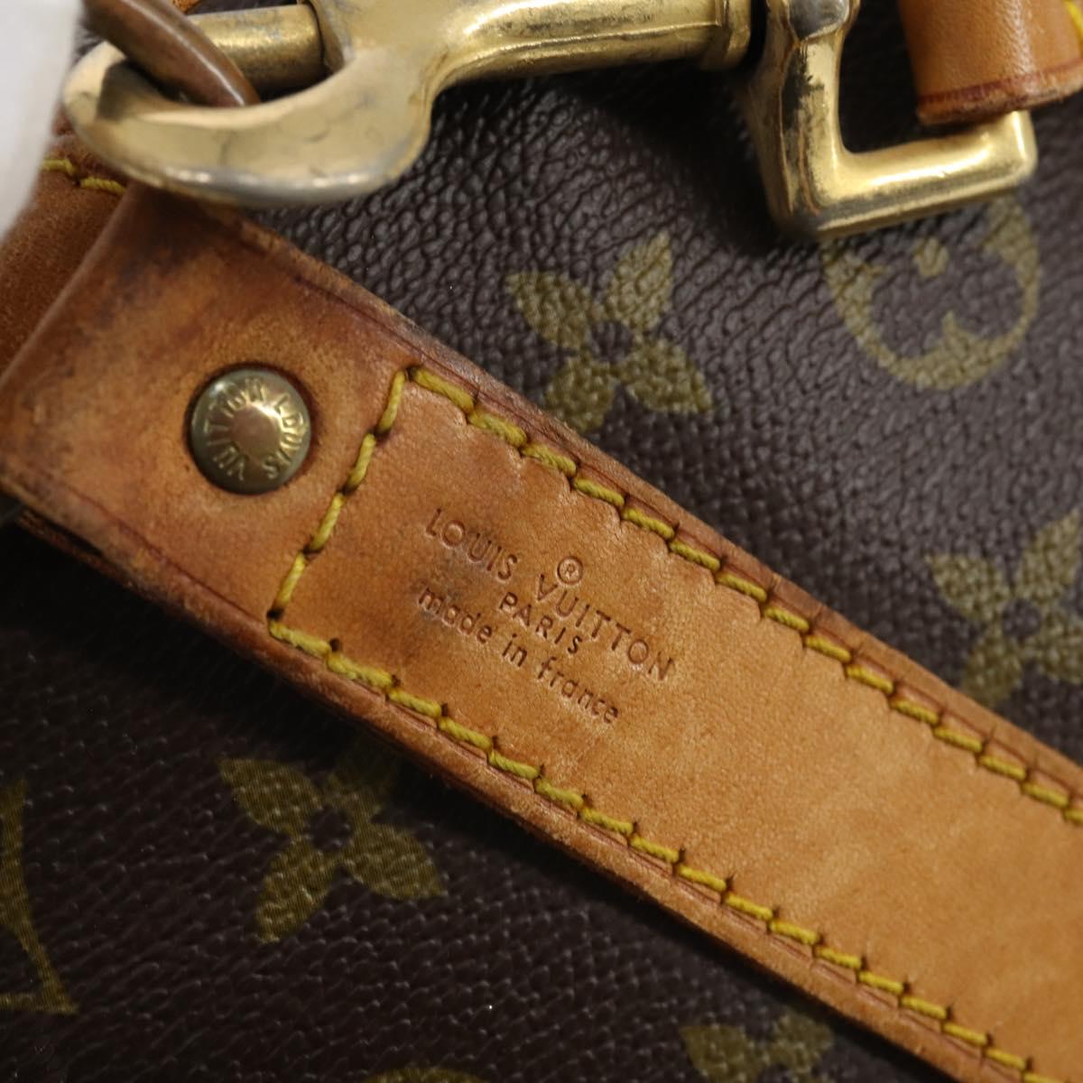 LOUIS VUITTON Monogram Keepall Bandouliere 55 Boston Bag M41414 LV Auth BA5906