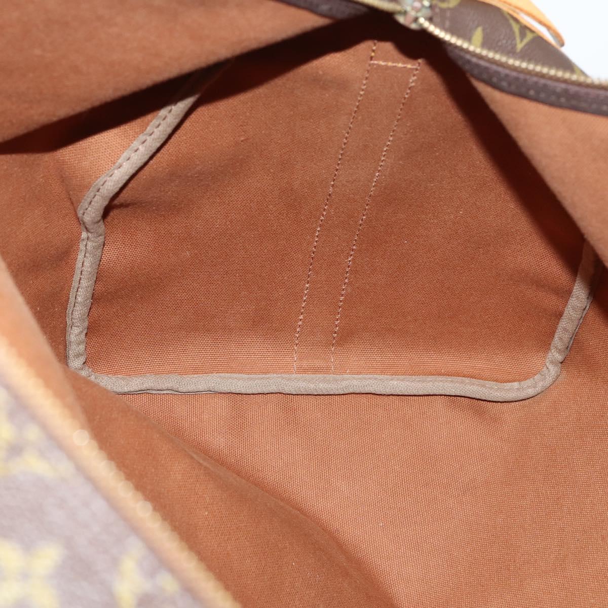 LOUIS VUITTON Monogram Keepall Bandouliere 55 Boston Bag M41414 LV Auth BA5906