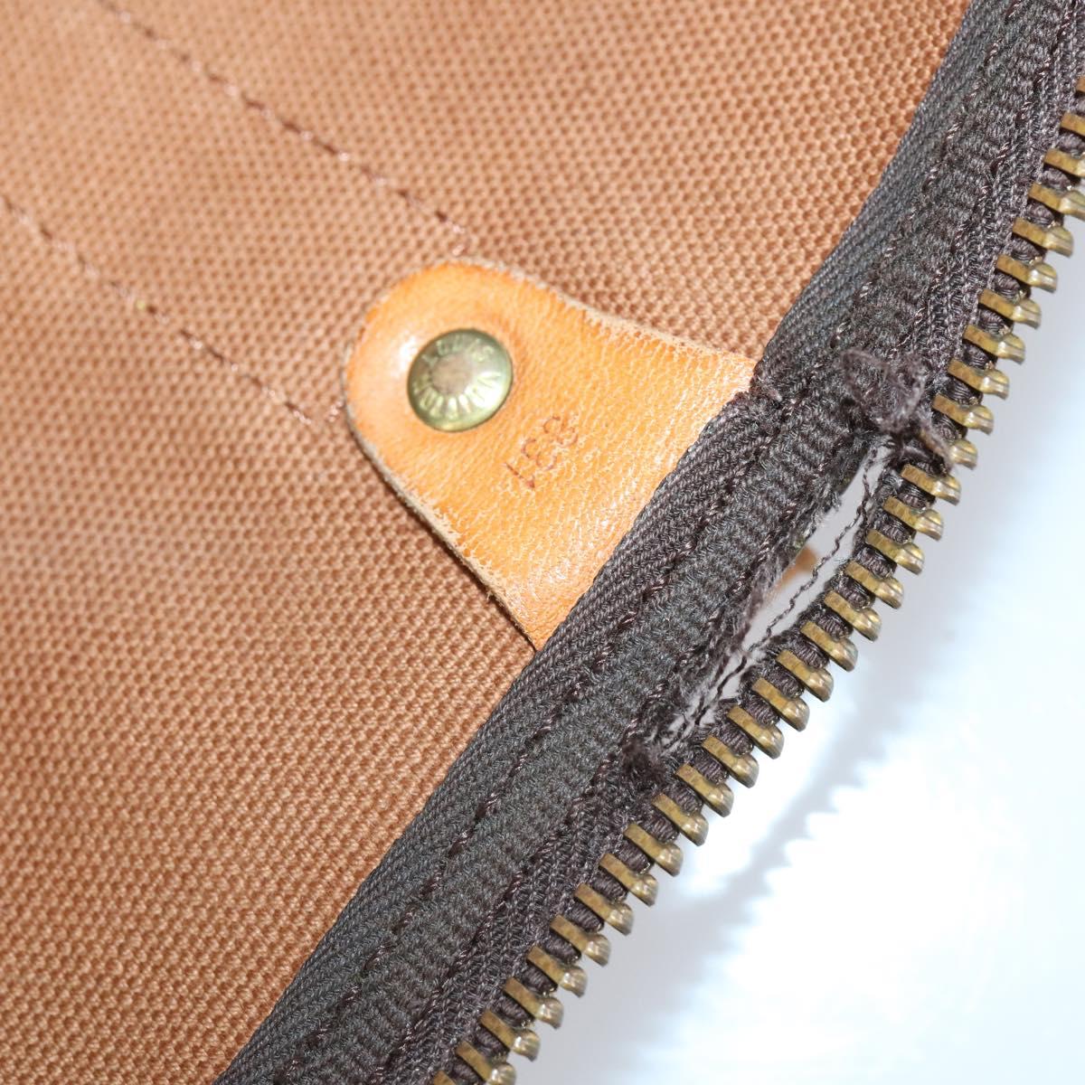 LOUIS VUITTON Monogram Keepall Bandouliere 55 Boston Bag M41414 LV Auth BA5906