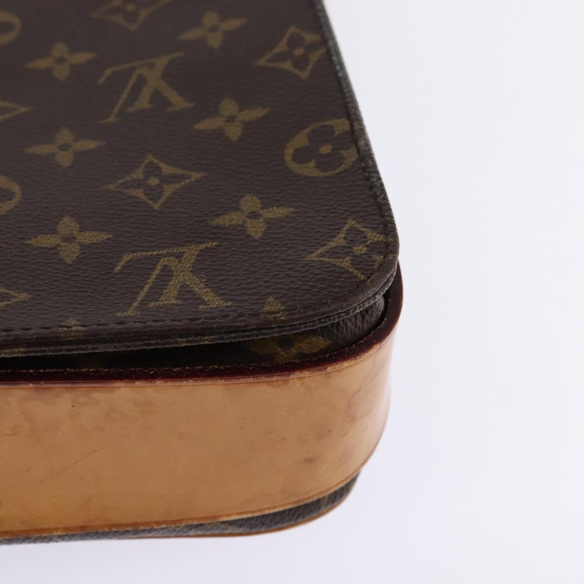LOUIS VUITTON Monogram Cartouchiere GM Shoulder Bag M51252 LV Auth BA5913