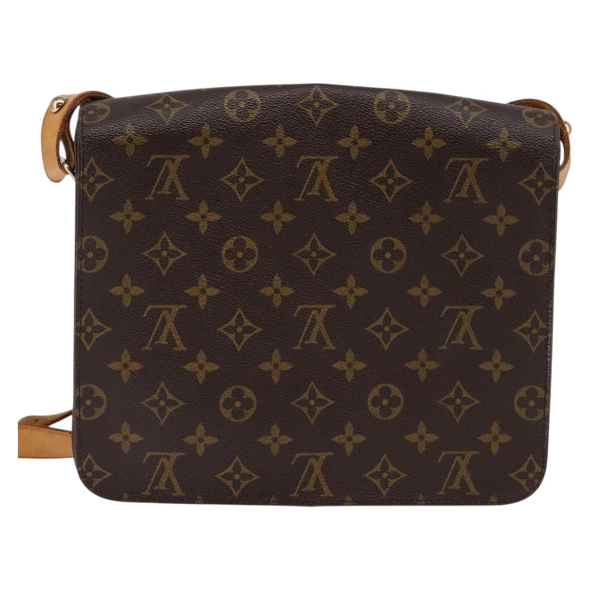 LOUIS VUITTON Monogram Cartouchiere GM Shoulder Bag M51252 LV Auth BA5913