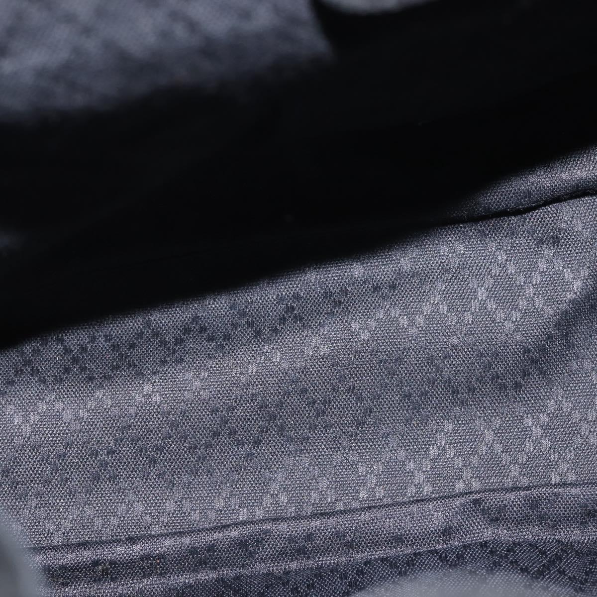 GUCCI Bamboo Backpack Suede Black Gold 003 2058 016 Auth BA5937