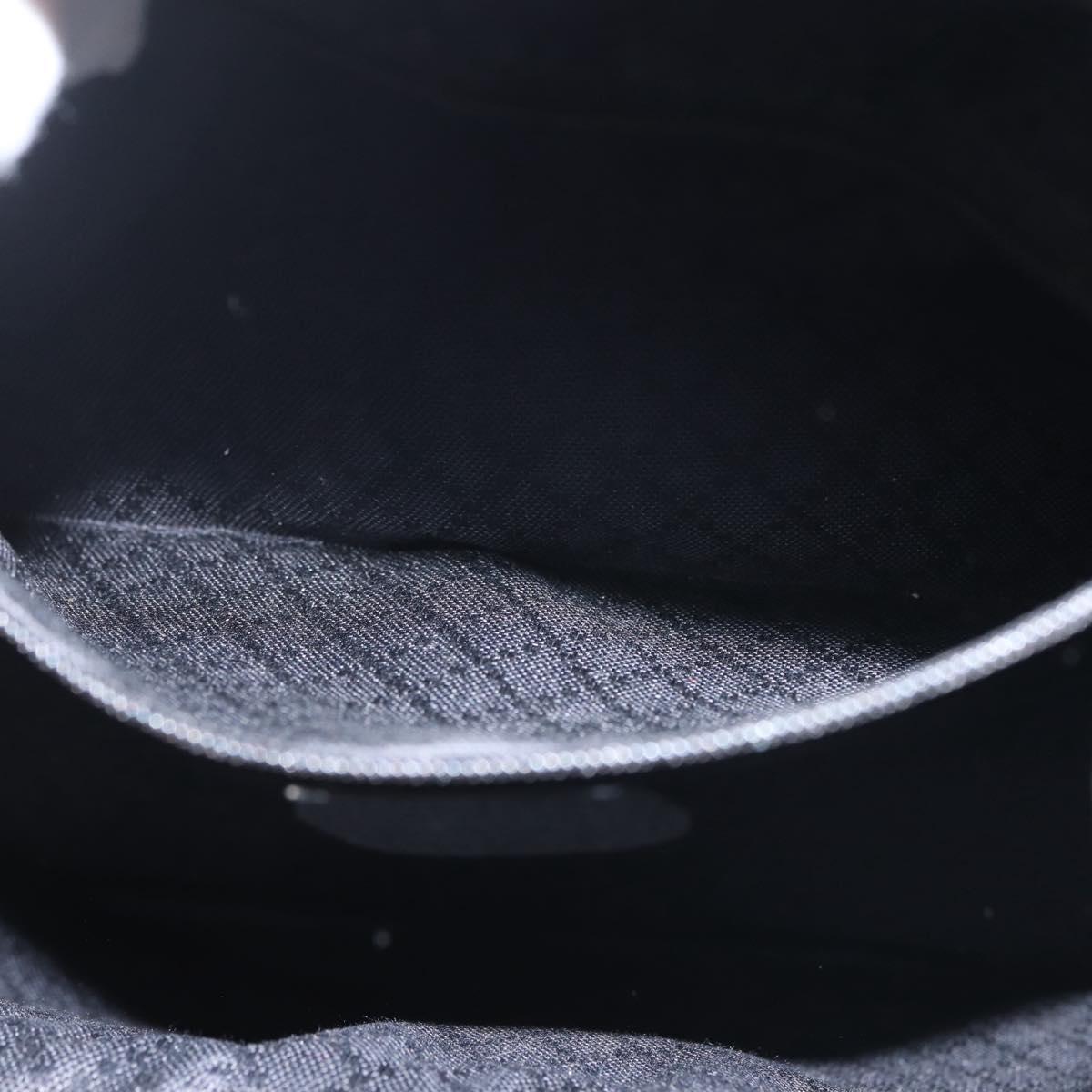 GUCCI Bamboo Backpack Suede Black Gold 003 2058 016 Auth BA5937