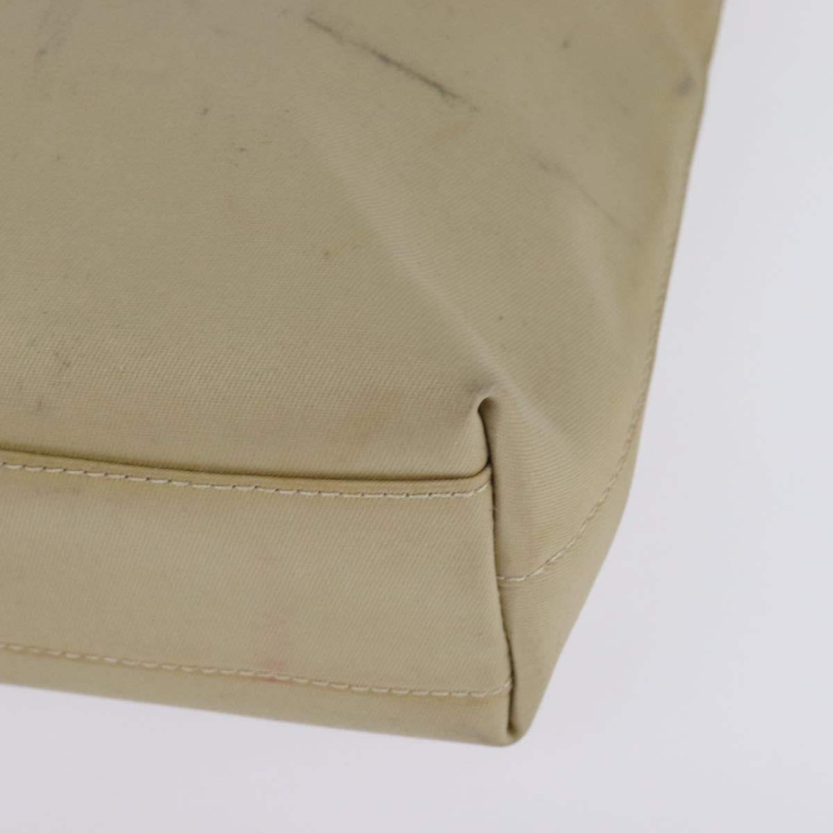 BURBERRY Shoulder Bag Canvas Beige Auth BA5950