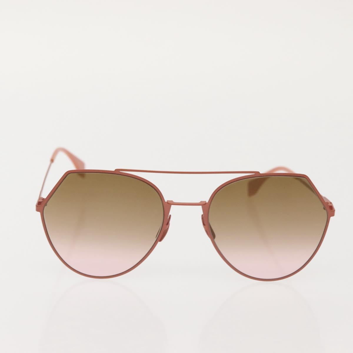 FENDI Sunglasses Plastic Pink Auth BA5954