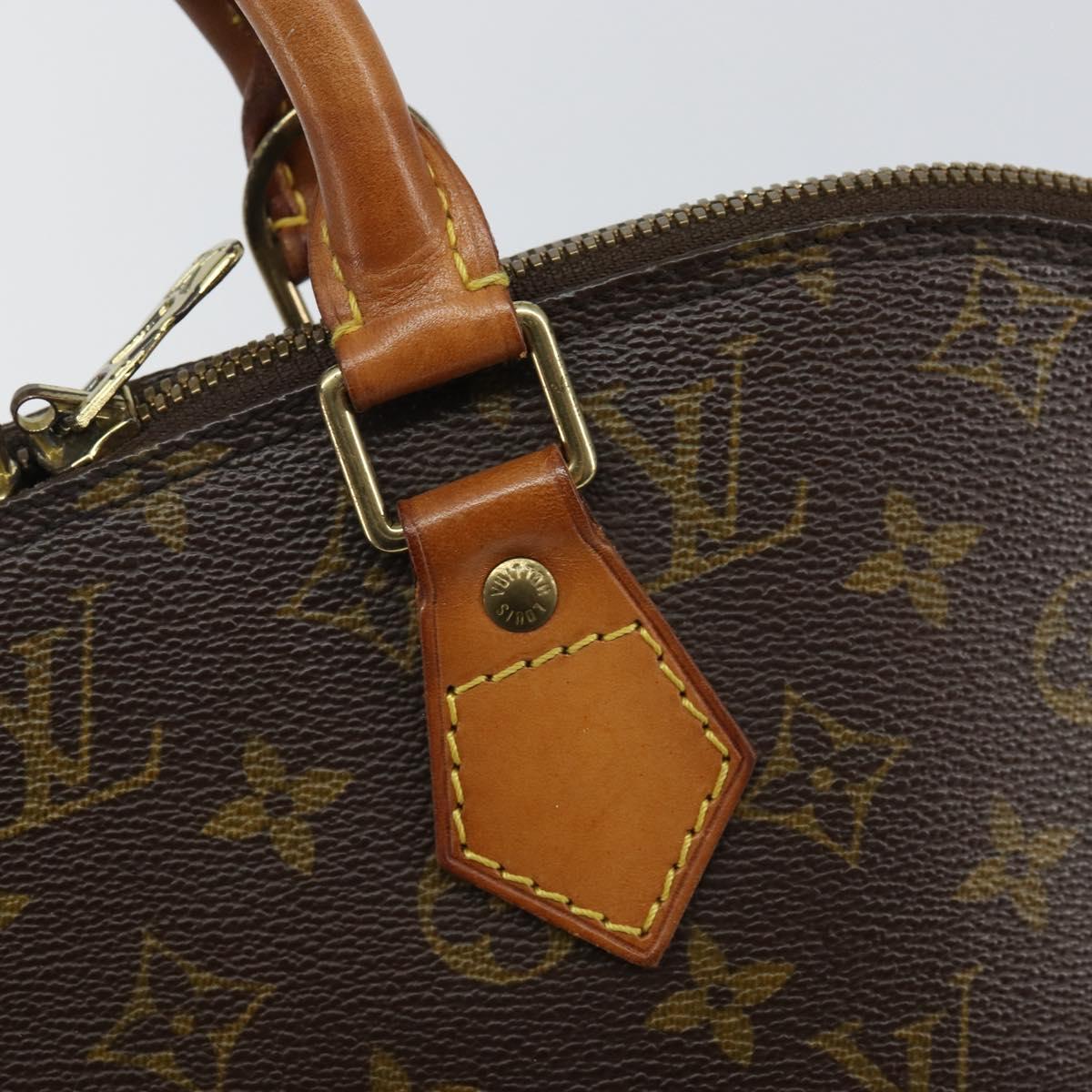 LOUIS VUITTON Monogram Alma Hand Bag M51130 LV Auth BA5959