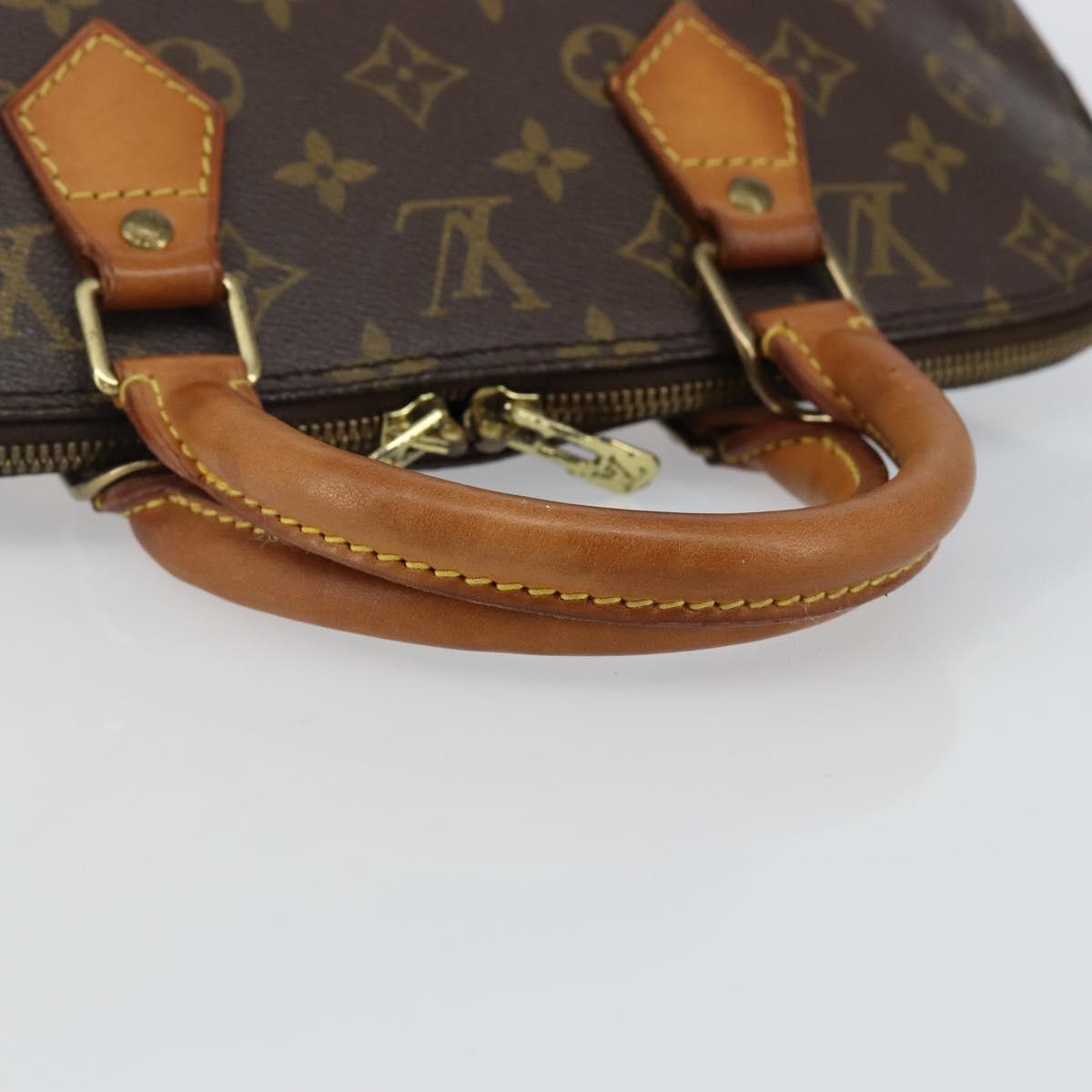 LOUIS VUITTON Monogram Alma Hand Bag M51130 LV Auth BA5959