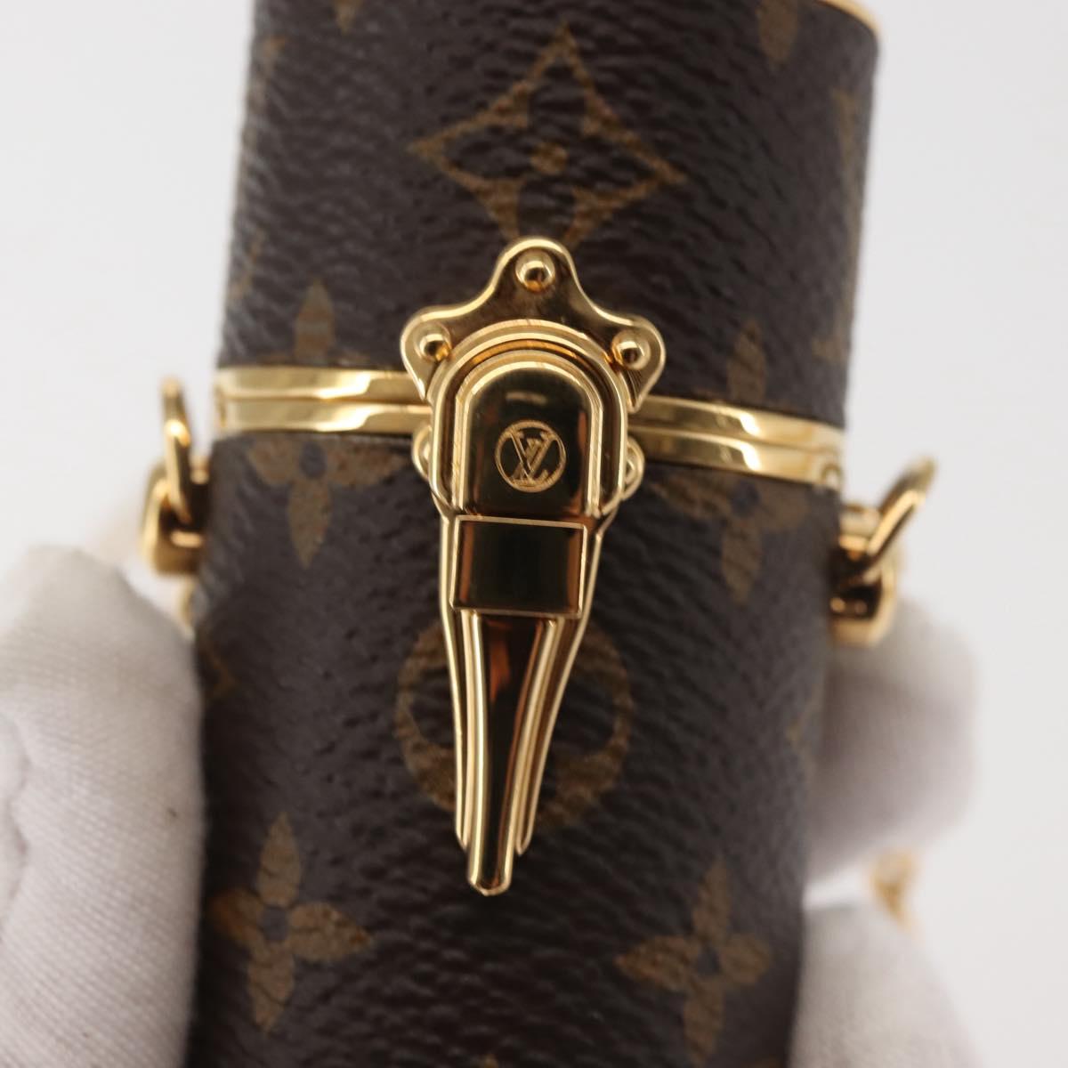 LOUIS VUITTON Monogram Lipstick Case Cosmetic Pouch MP2406 LV Auth BA5961