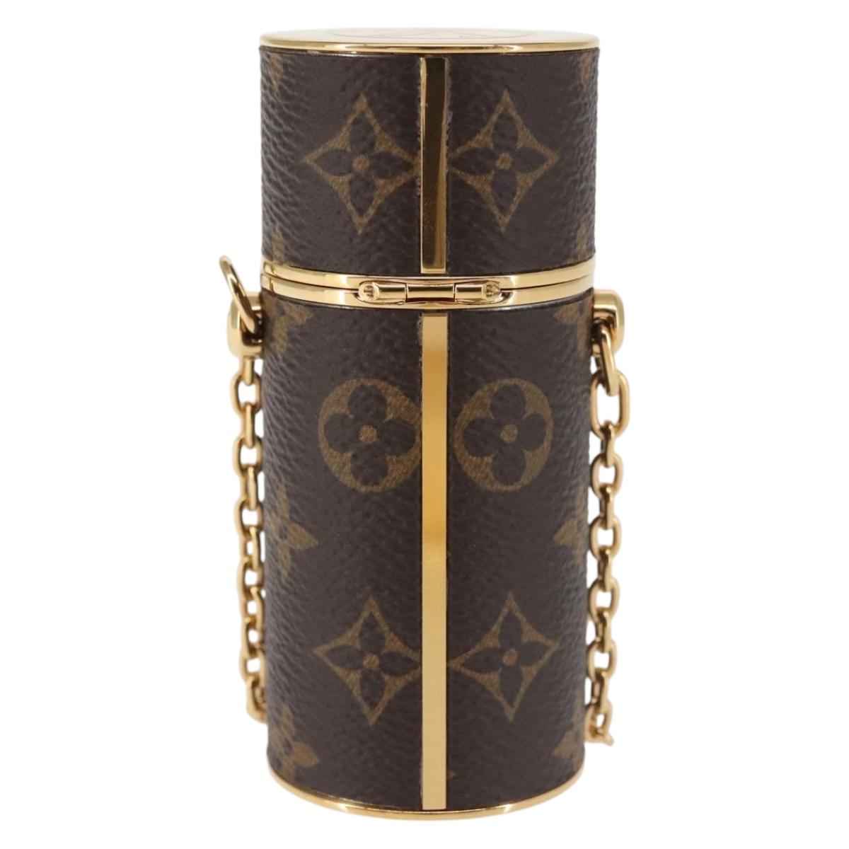 LOUIS VUITTON Monogram Lipstick Case Cosmetic Pouch MP2406 LV Auth BA5961